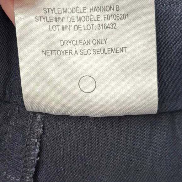 Theory Size 8 Hannon B Cargo Pants Navy Blue Missing Belt - Picture 5 of 5